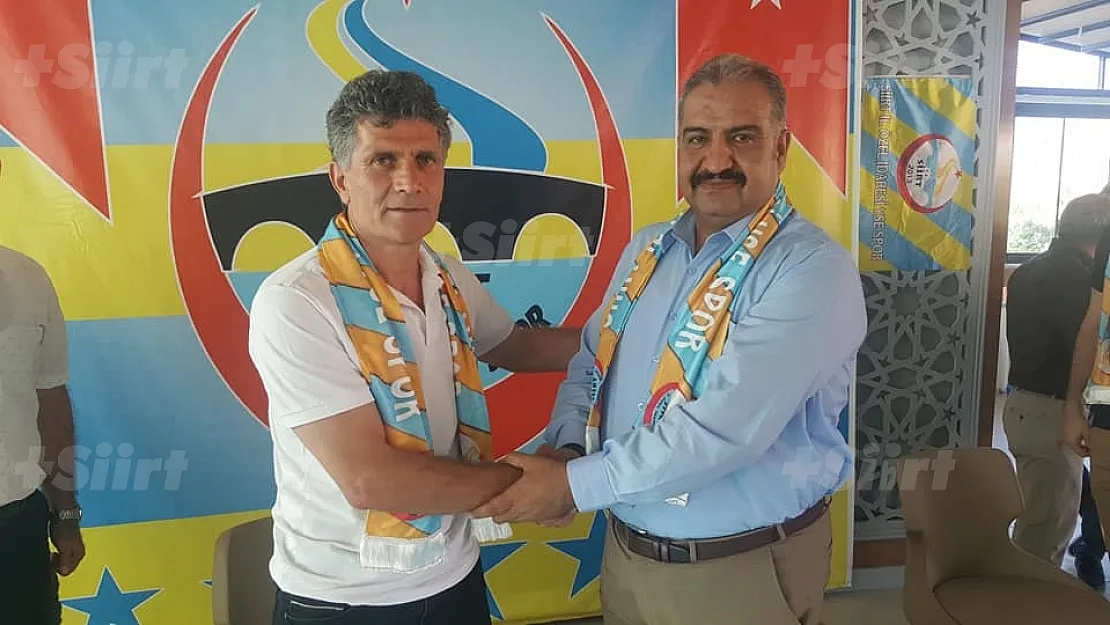 Siirt İl Özel İdare Spor Yeni Teknik Direktörü İle Sözleşme İmzaladı