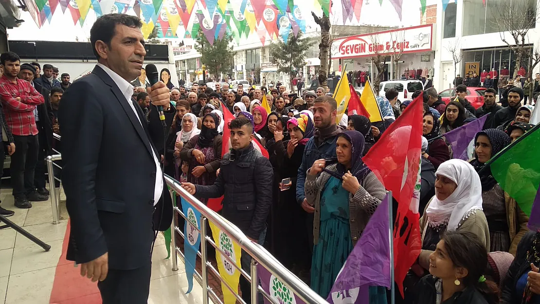 SİİRT HDP SEÇİM LOKALİ AÇILDI