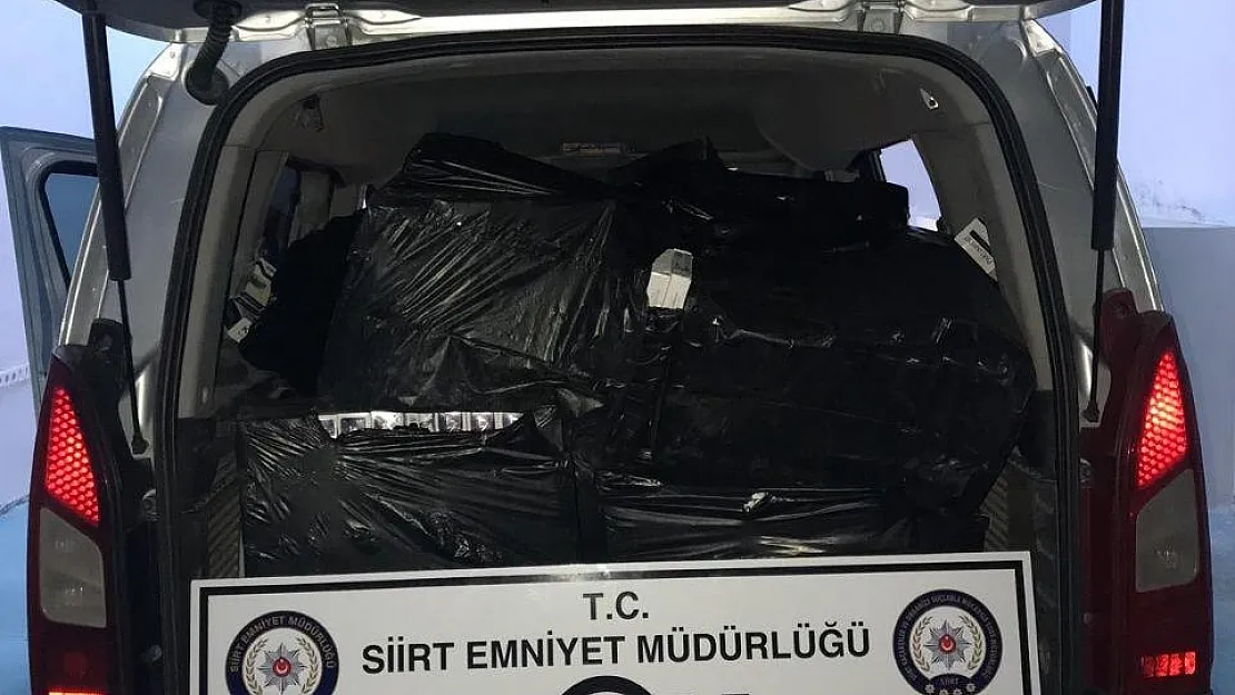 Siirt'te kaçak sigaraya geçit verilmiyor