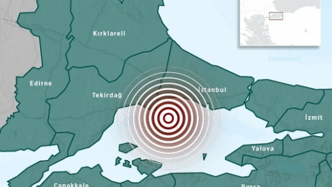 İstanbul'da Korkutan Deprem