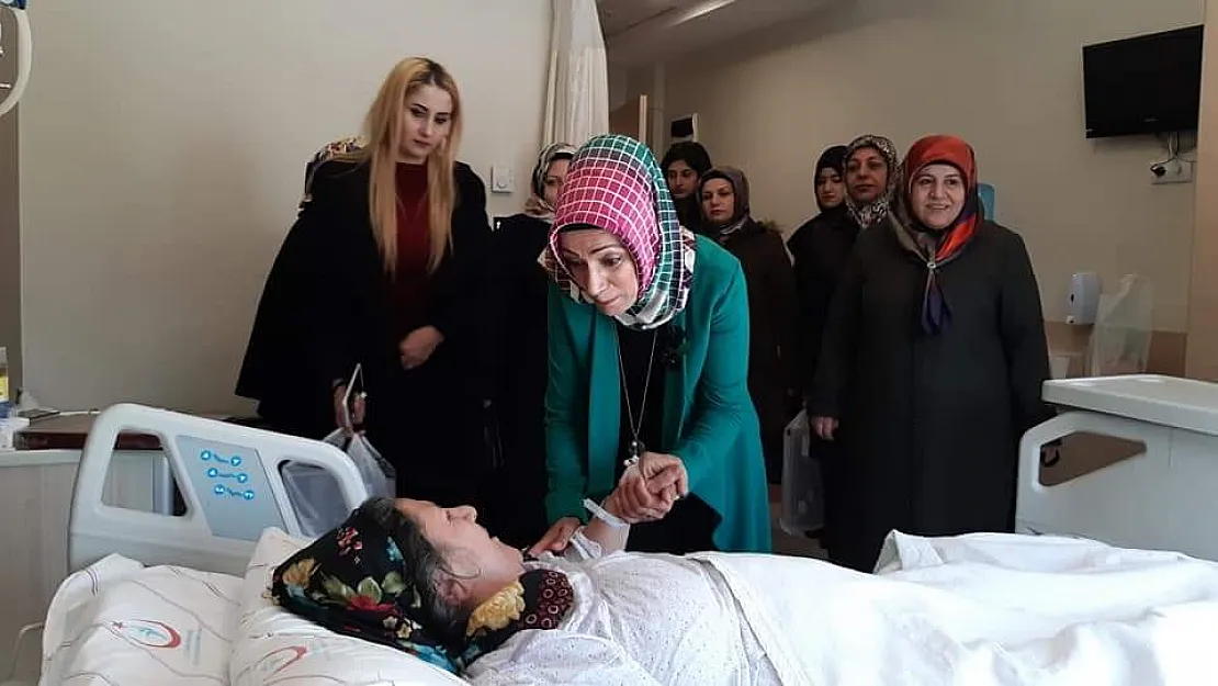 Ak Parti İl Teşkilatından Hasta Ziyaretleri
