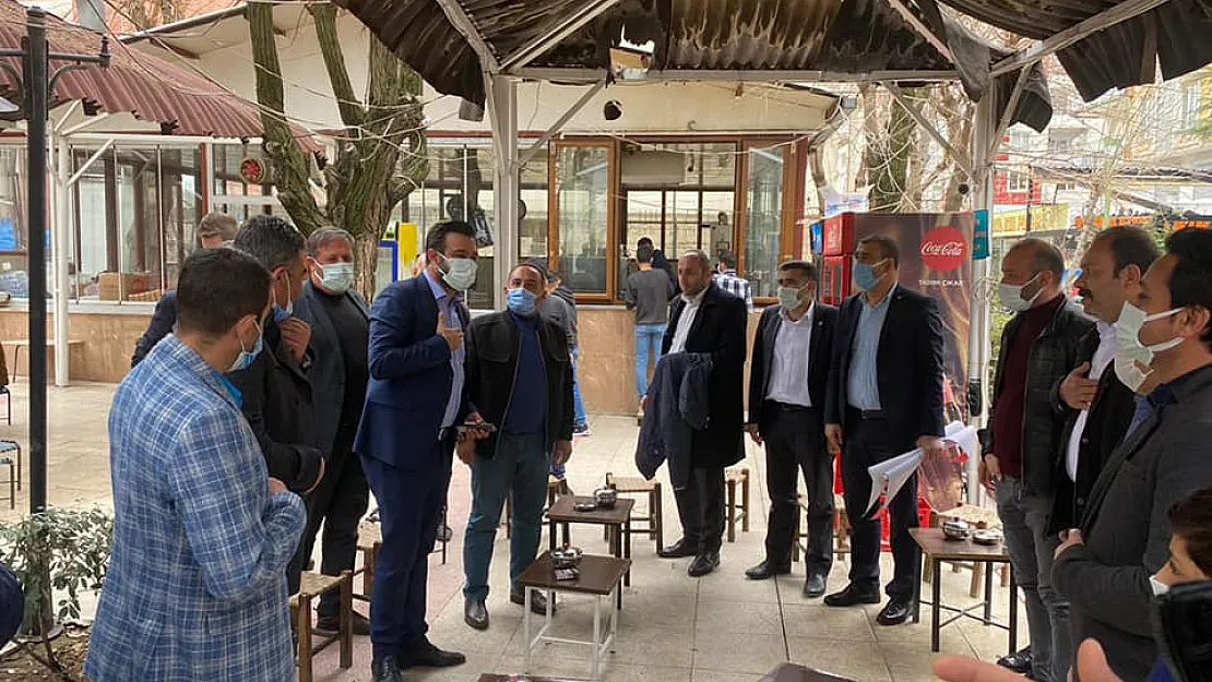 AK Parti Siirt İl Başkanı Ekrem Olğaç'tan Esnaf Ziyareti