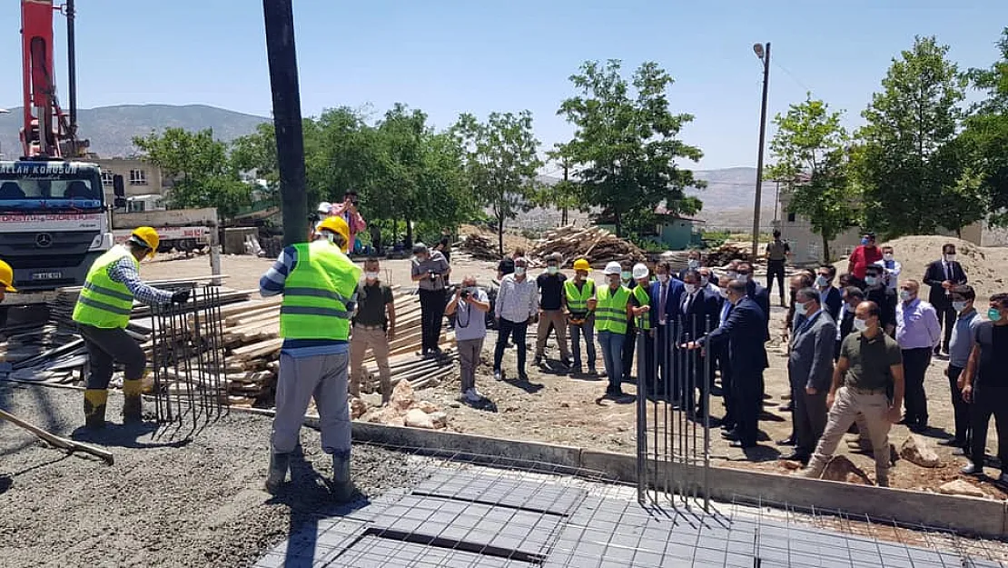 Şirvan'da 18 derslik okulun temeli atıldı