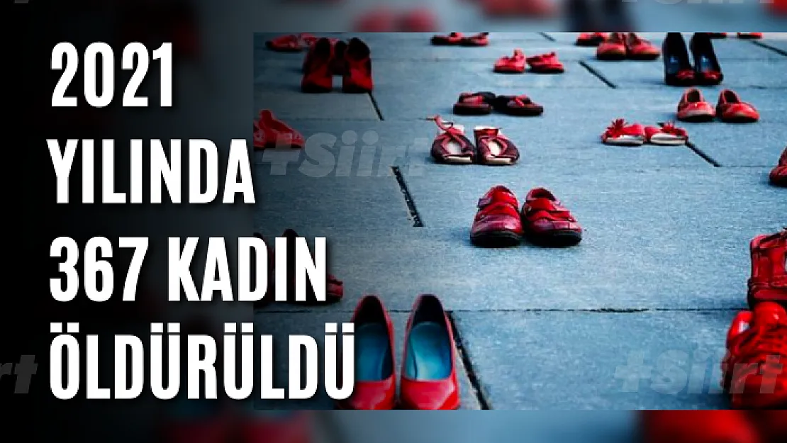 2021 yılında 367 kadın öldürüldü