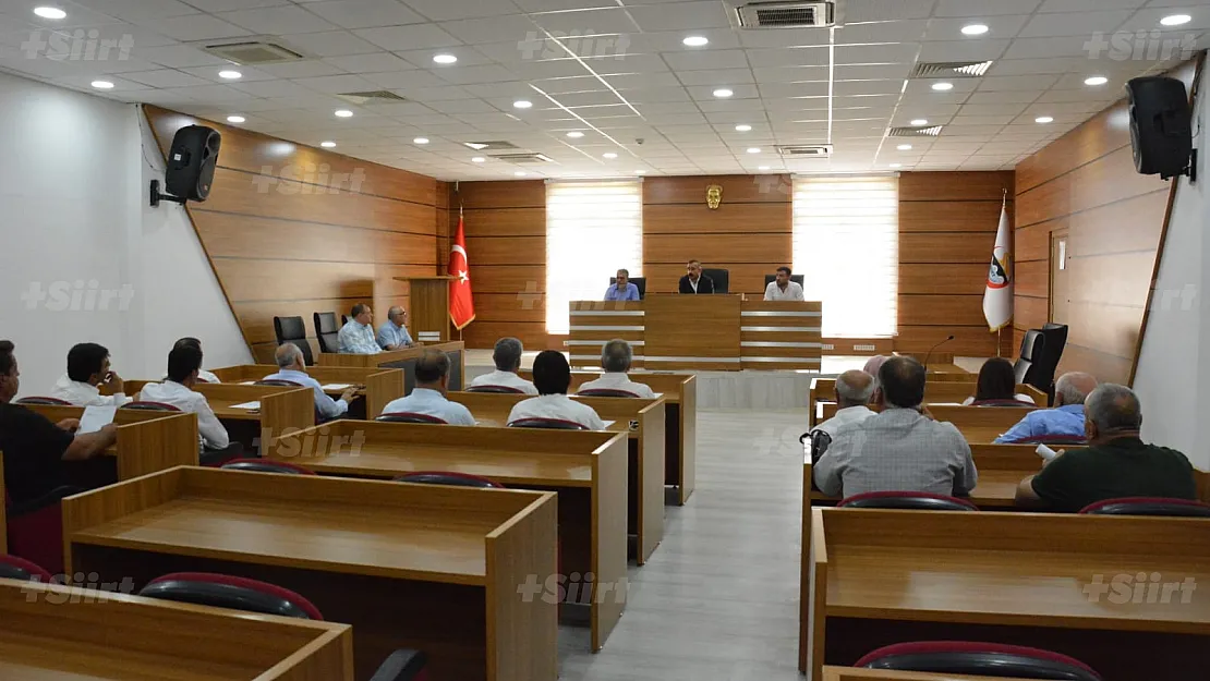 Siirt'te İl Genel Meclisi toplandı