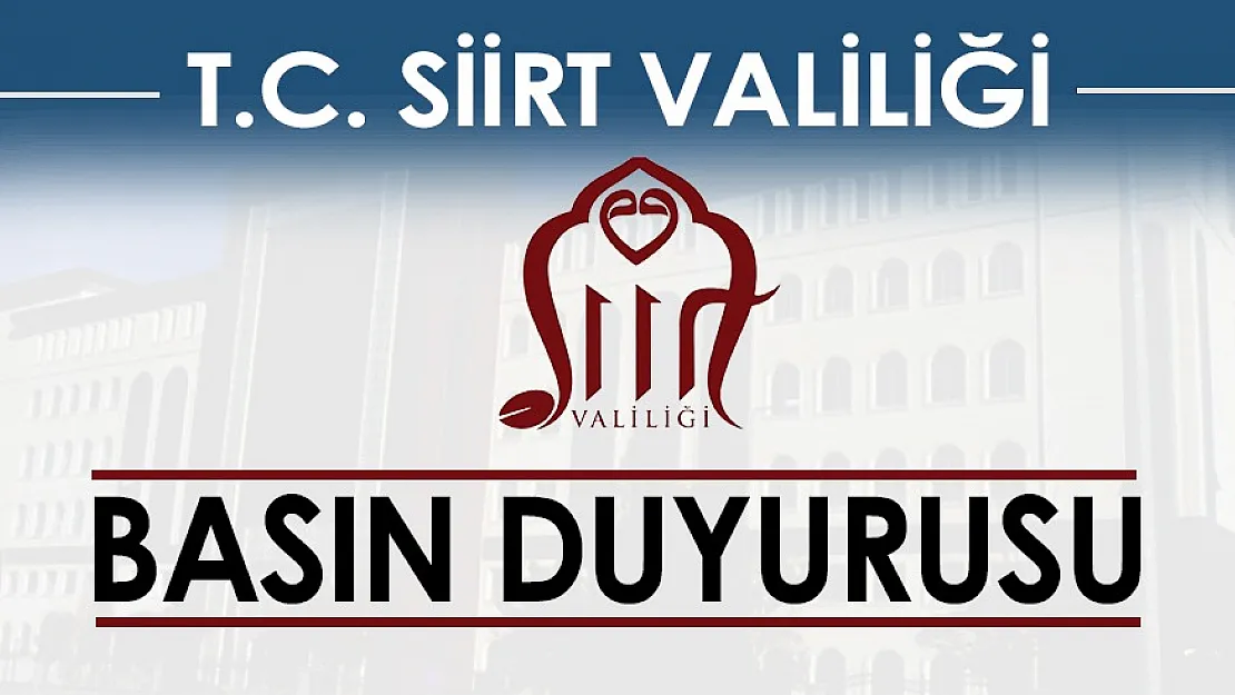 Siirt İl Hıfzıssıhha Kurulu Yeni Kararlar Aldı