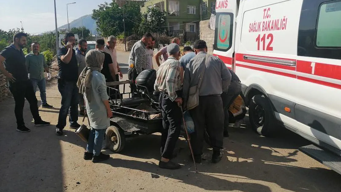 Siirt'in Eruh İlçesinde Motor ile Otomobil Kafa Kafaya Çarpıştı