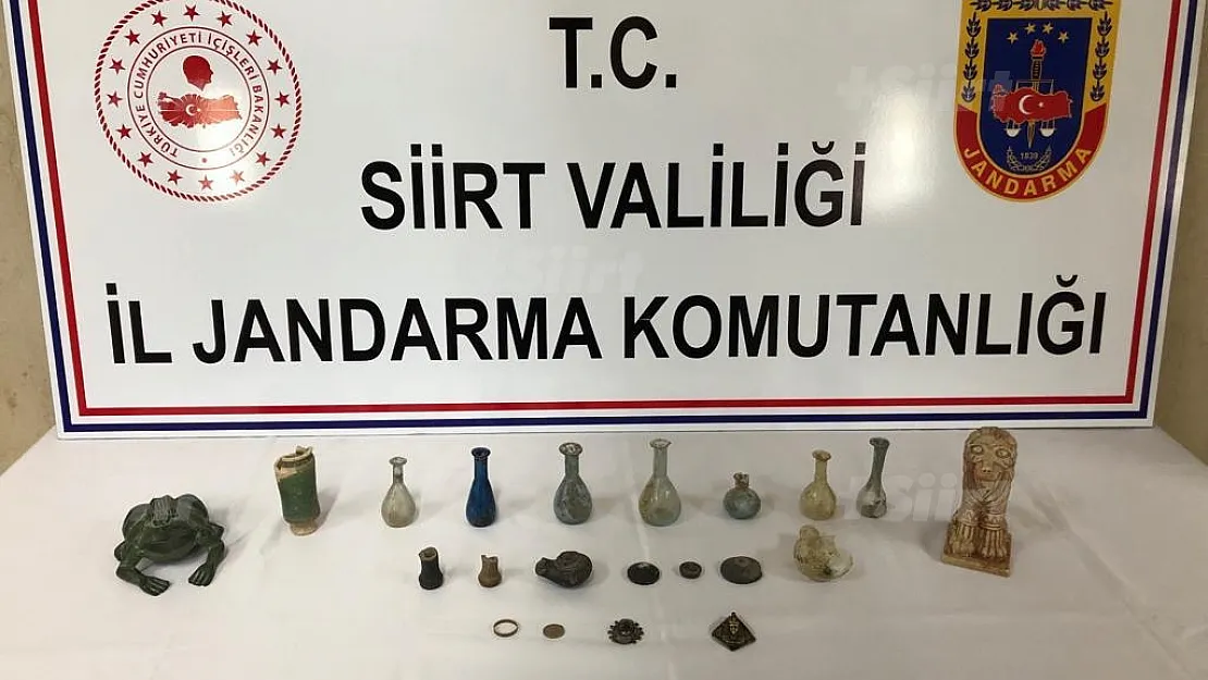 Siirt'te Tarihi Eser Operasyonu