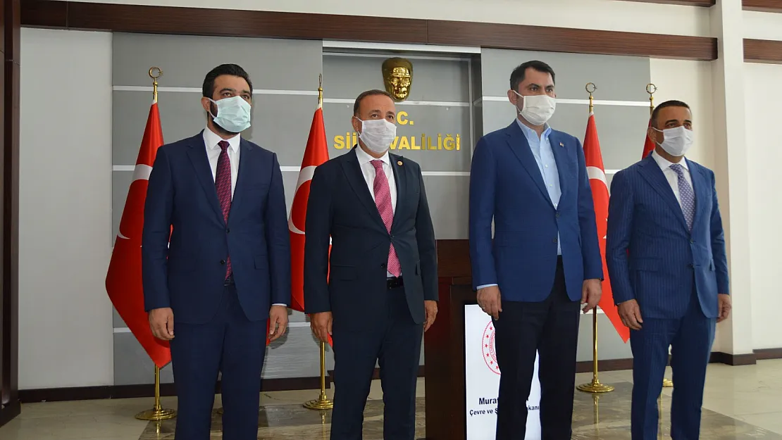 Çevre ve Şehircilik Bakanı Siirt'e Geldi