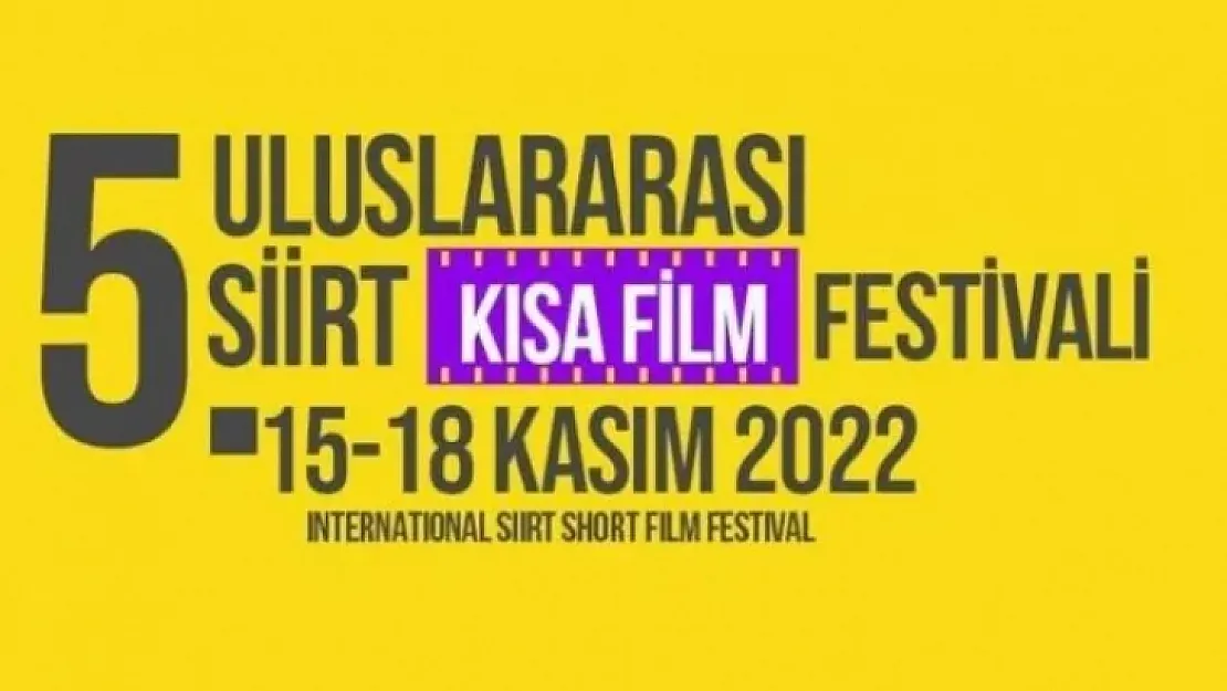 5. Siirt Uluslararası Kısa Film Festivali'nin jürisi açıklandı