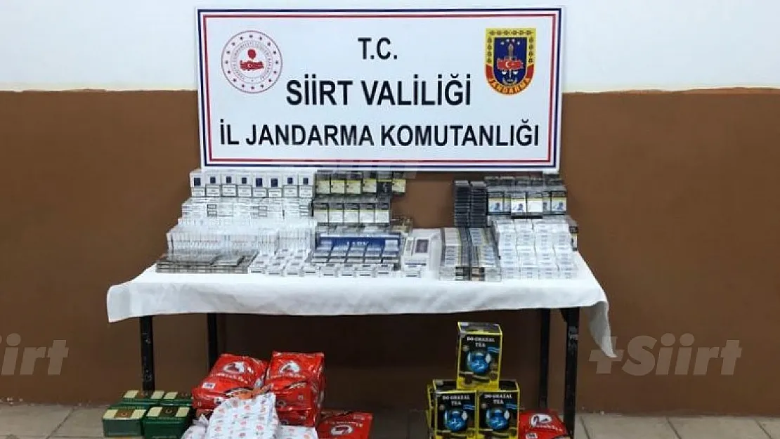 Siirt'te 1177 Paket Kaçak Sigara Ele Geçirildi