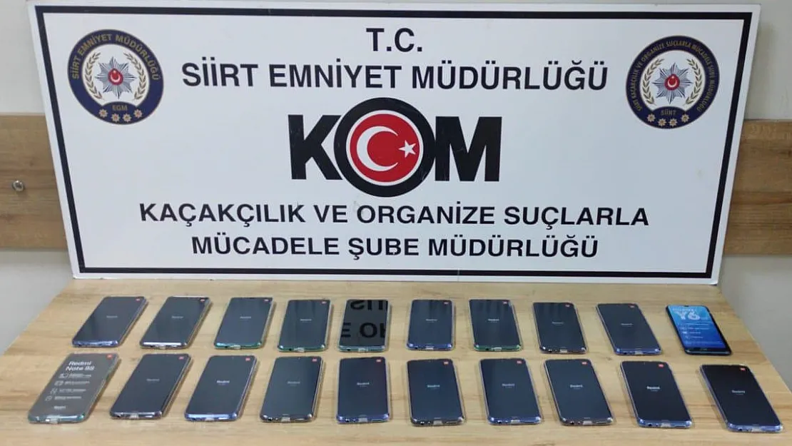 Siirt'te Çok Sayıda Kaçak Telefon Ele Geçirildi