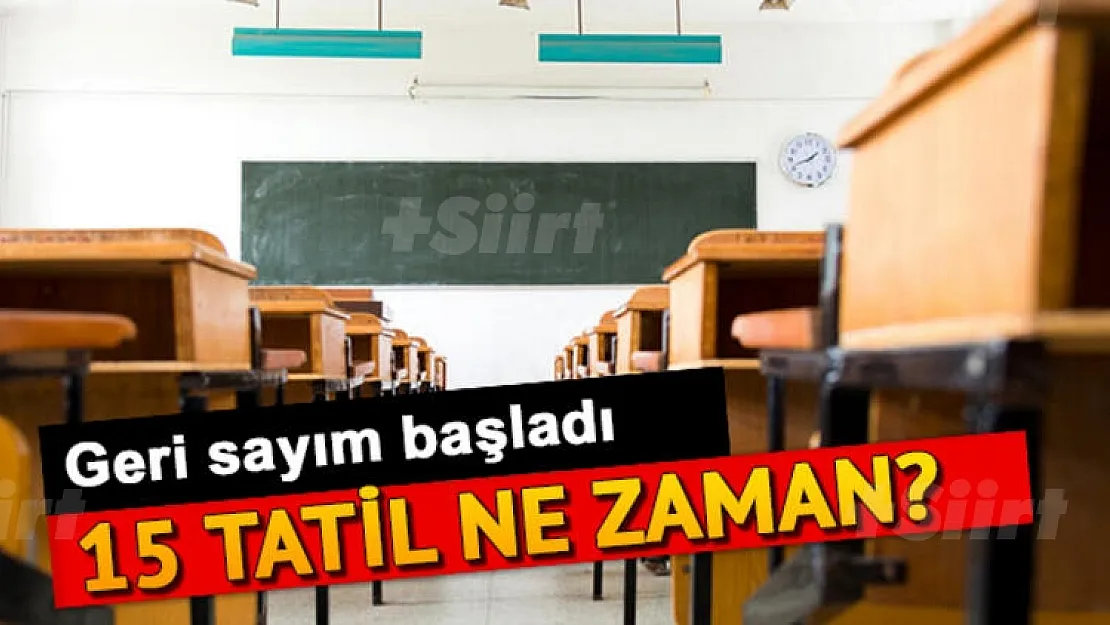 15 tatil ne zaman? İşte 2020 yarıyıl tarihi