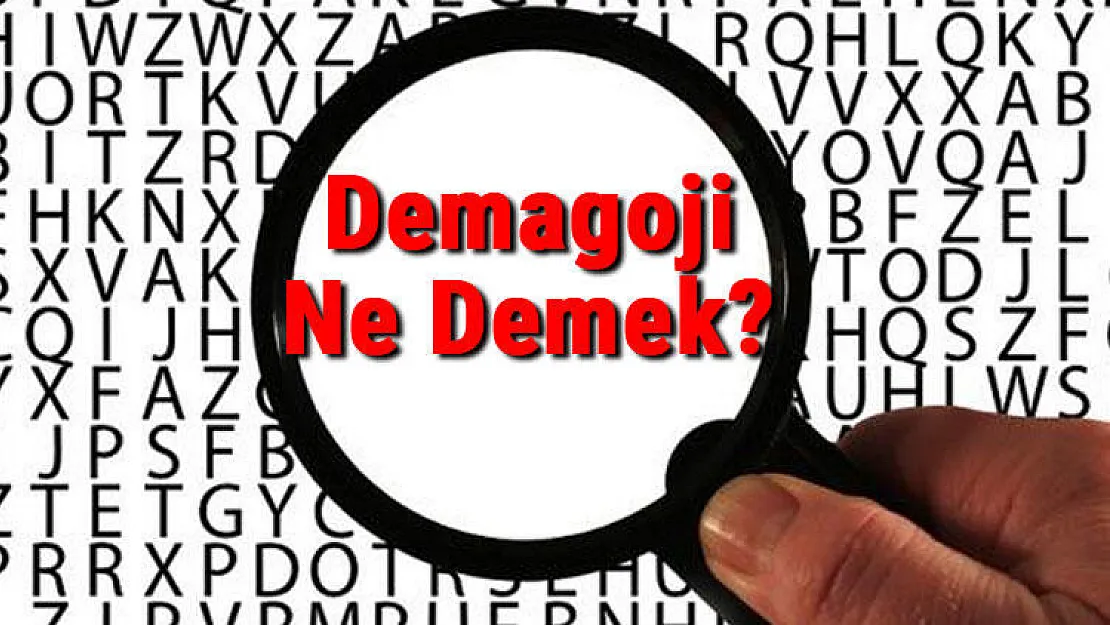 Demagoji nedir?