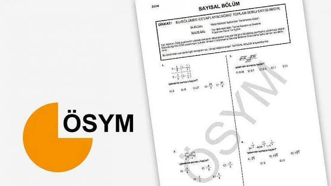 KPSS soru kitapçığı ve cevap anahtarı yayınlandı