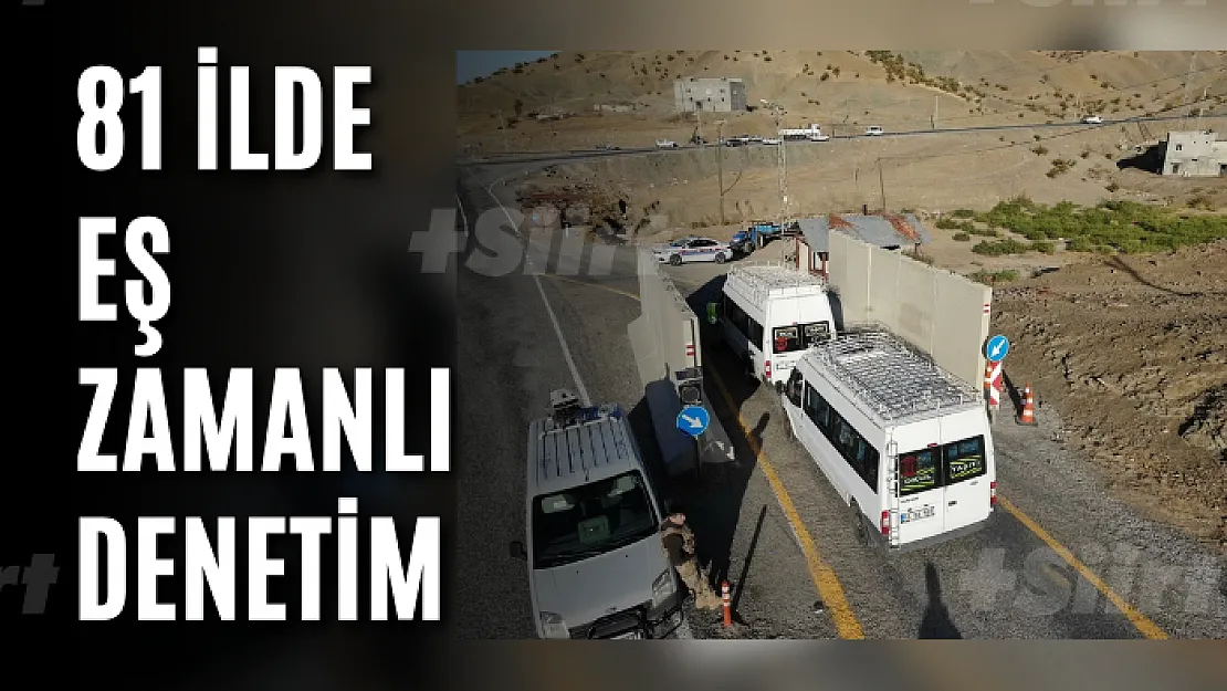 81 ilde eş zamanlı denetim: Yüzlerce okul servis aracı trafikten men edildi