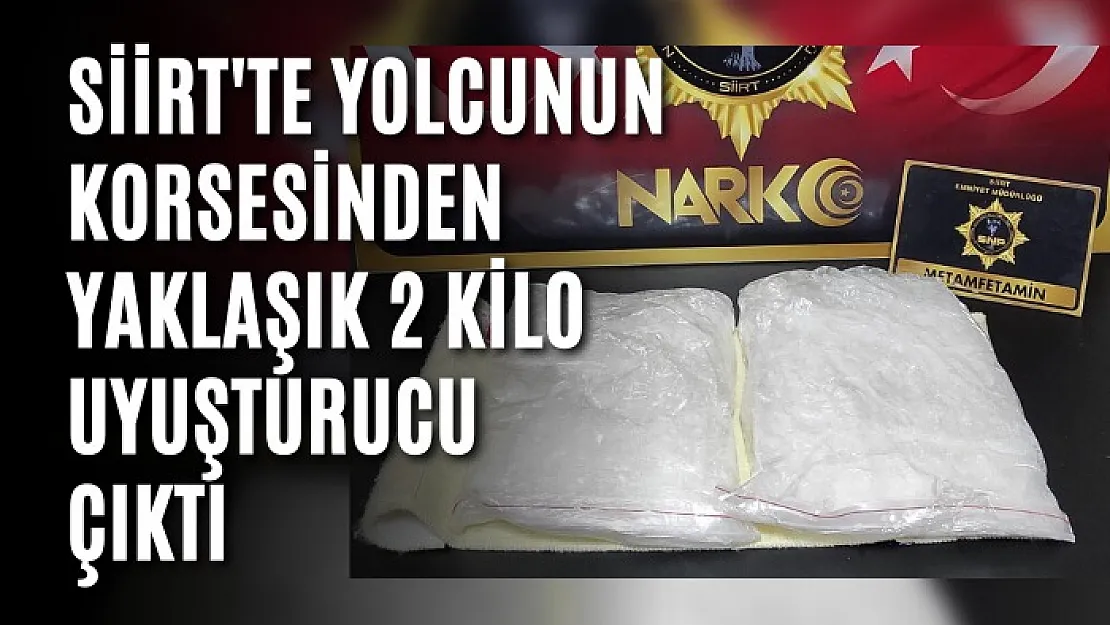 Siirt'te Yolcunun Korsesinden Yaklaşık 2 Kilo Uyuşturucu Çıktı