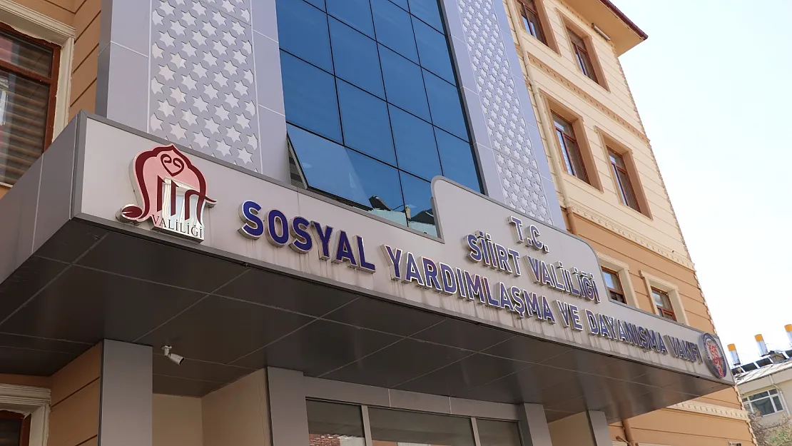 Siirt'te kaç aileye yardım yapıldığı açıklandı