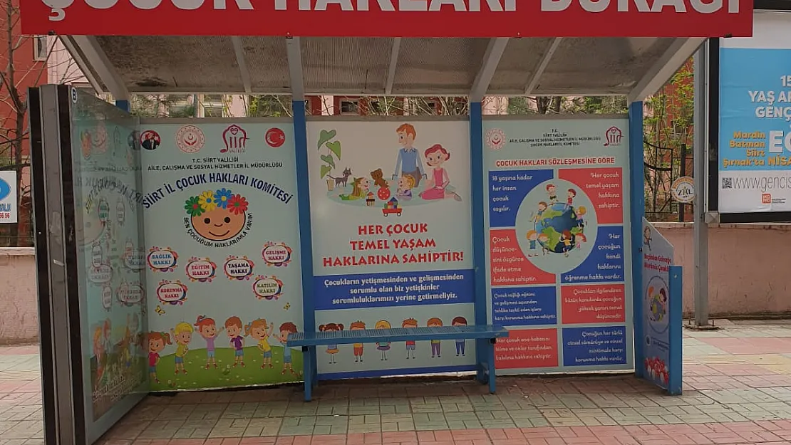 Siirt'te Çocuk Hakları Durağı Açıldı
