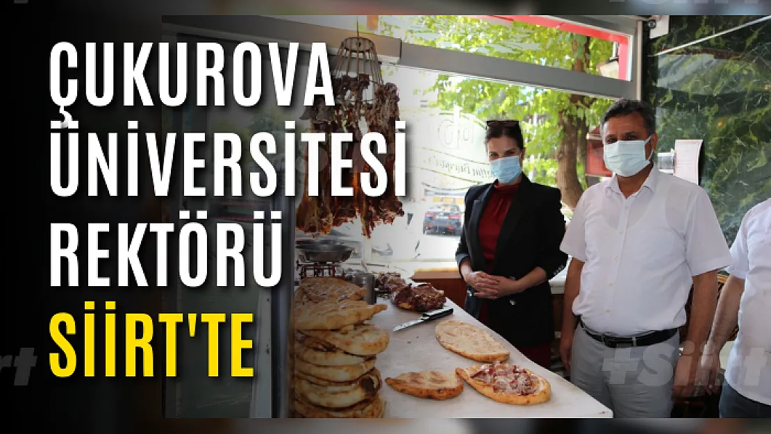 Çukurova Üniversitesi Rektörü, Siirt Üniversitesi Rektörünü Ziyaret Etti