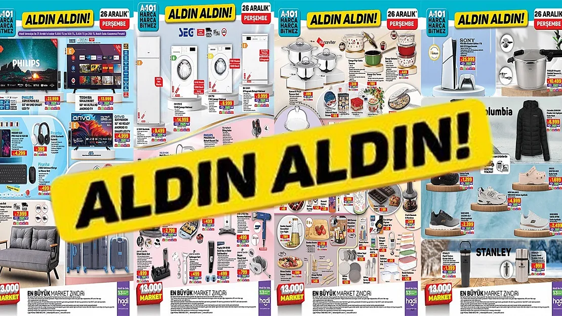 A101 26 Aralık Perşembe Aldın Aldın İndirimleri Açıklandı: Hangi Ürünler İndirimde?