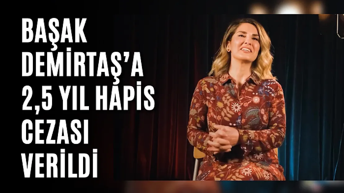 Başak Demirtaş'a 2,5 yıl hapis cezası verildi