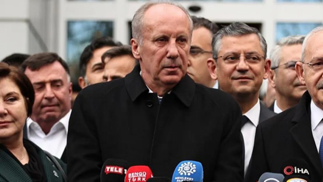 ''Adaylıktan çekilecek misiniz?' sorusuna Muharrem İnce'den net yanıt