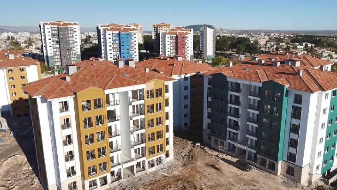 Adıyaman'da kentsel dönüşüm alanında ilk etap konutlarda sona gelindi