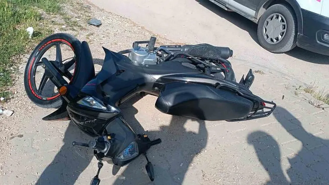 Adıyaman'da motosiklet ile otomobil çapıştı: 1 yaralı