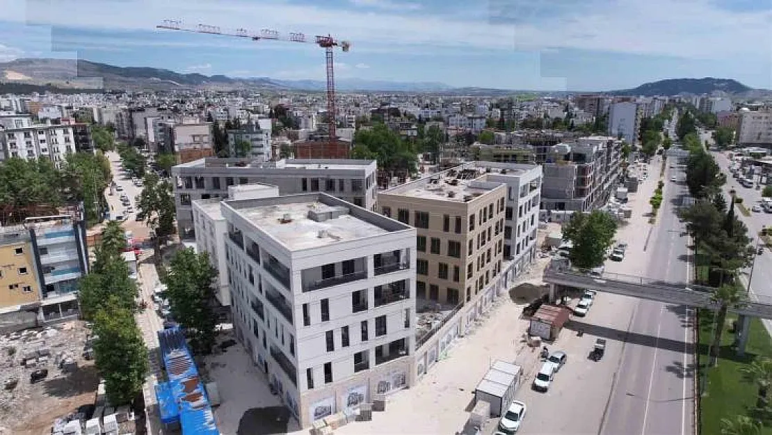 Adıyaman'da rezerv alandaki binalar şehre yeni bir görünüm kazandırıyor