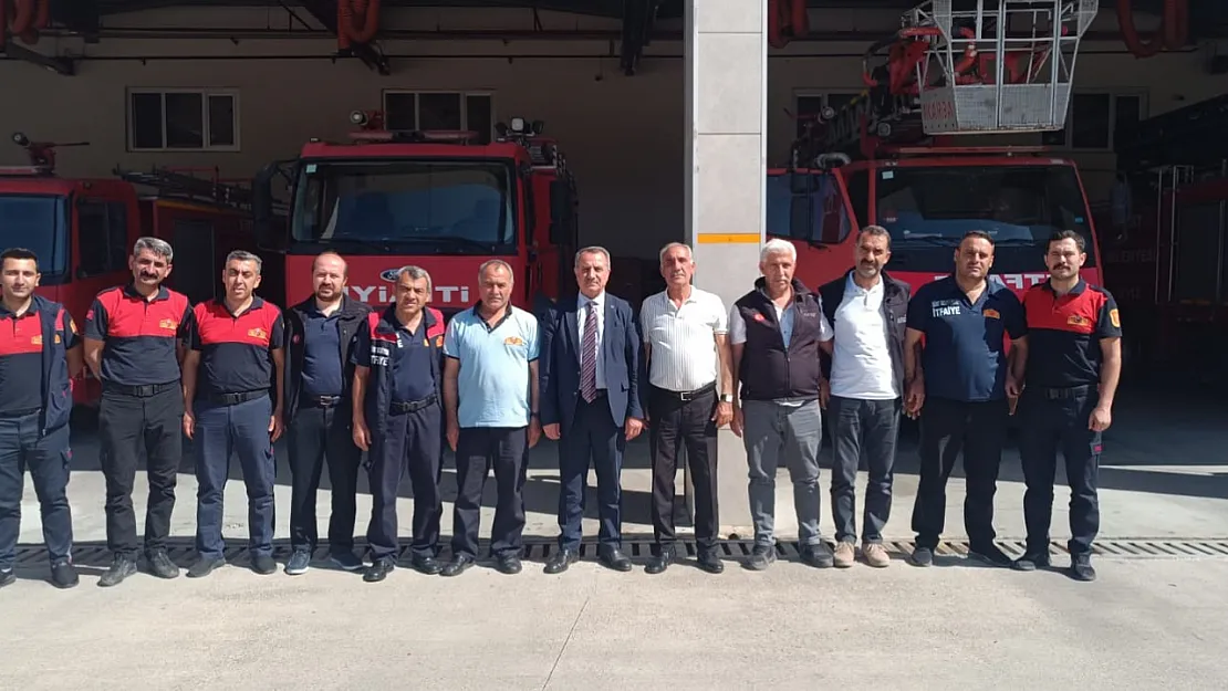 AFAD Siirt İl Müdürlüğünden İtfaiyeye Ziyaret: Ortak Çalışmalar Masaya Yatırıldı