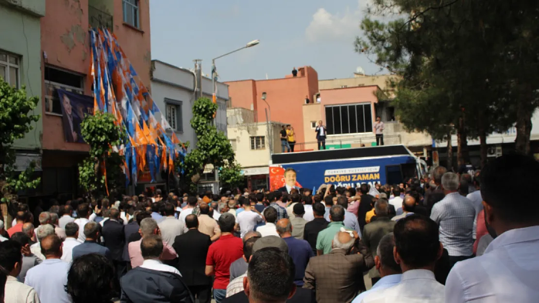 AK Parti'nin Kurtalan Mitingine Yoğun İlgi