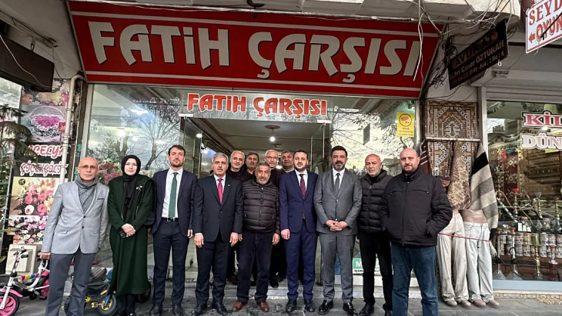 AK Parti Siirt Belediye Başkan Adayı Ekrem Olğaç'tan Esnaf Ziyareti