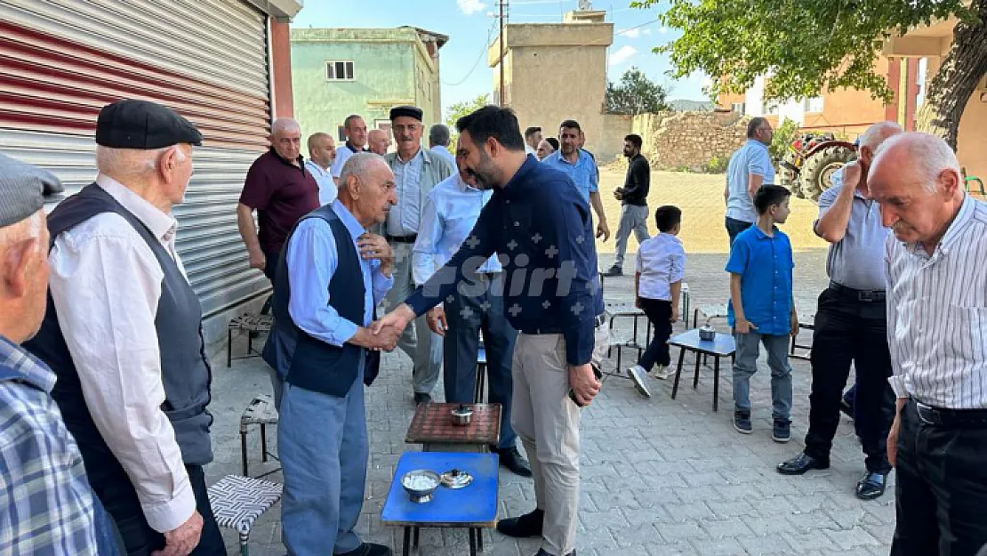 AK Parti Siirt İl Başkanı Ekrem Olğaç, Tillo'da Yürütülen Çalışmaları İnceledi