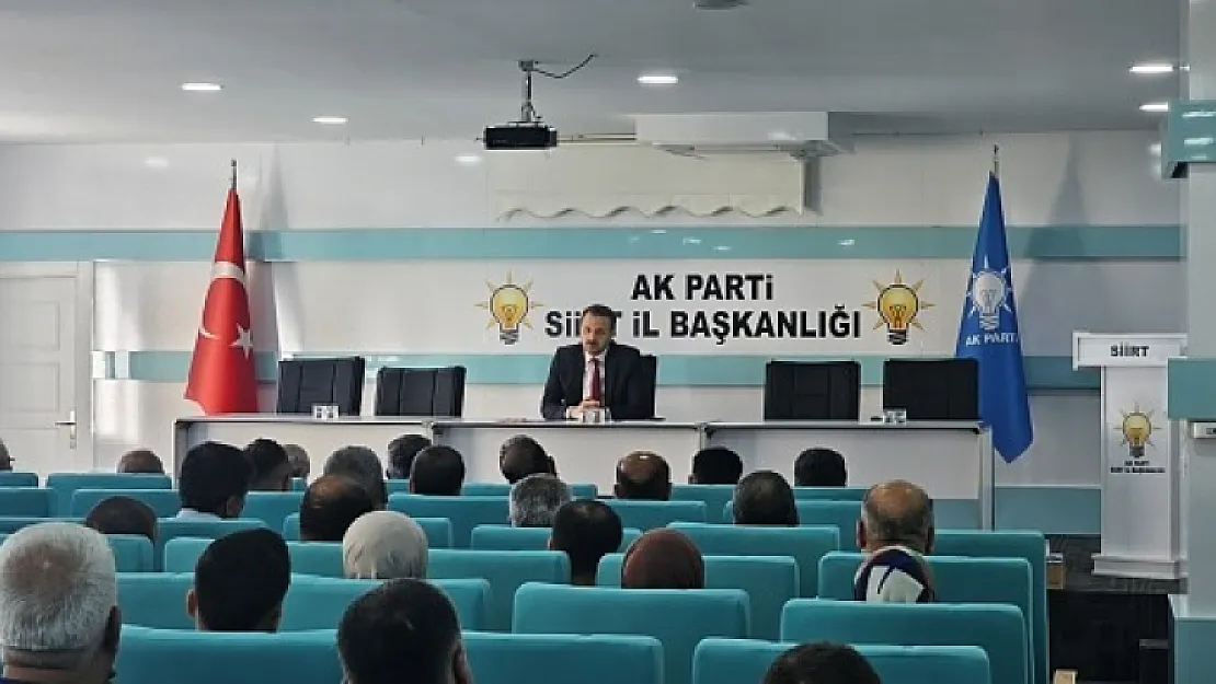 AK Parti Siirt İl Teşkilatında Yürütme Kurulu Belli Oldu