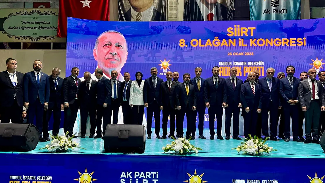 AK Parti Siirt'in Yeni Yönetimi Belli Oldu