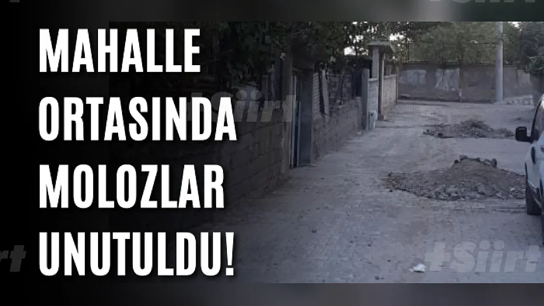 Mahalle Ortasında Molozlar Unutuldu!