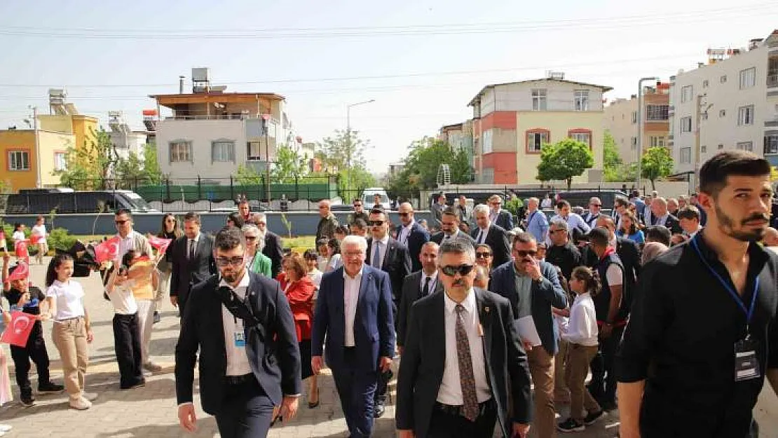 Almanya Cumhurbaşkanı Frank-Walter Steinmeier Gaziantep'te