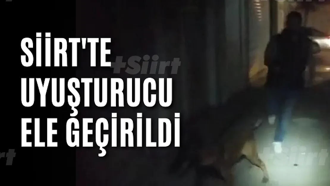 Siirt'te uyuşturucu ele geçirildi