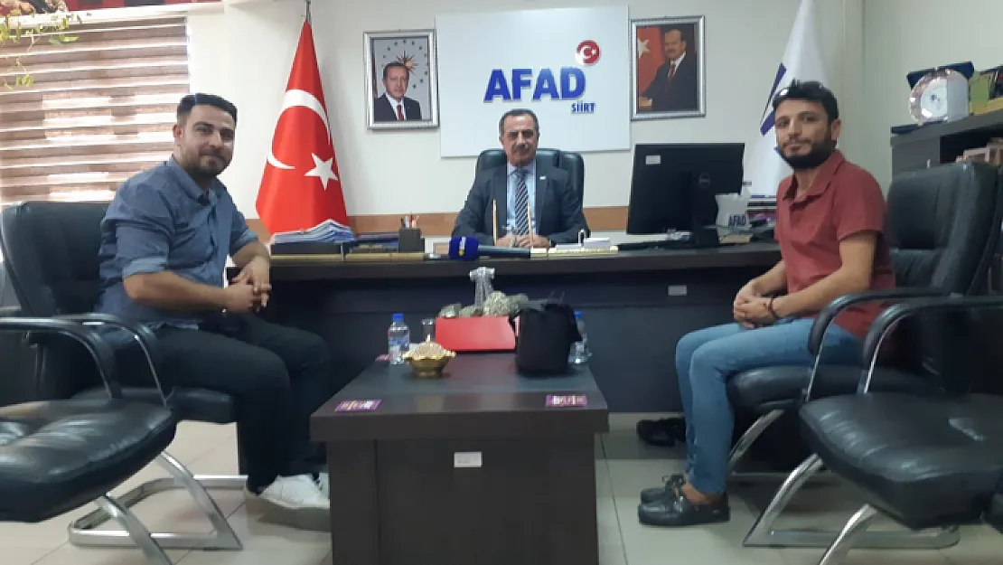 Artı Siirt'ten AFAD İl Müdürlüğüne Ziyaret 