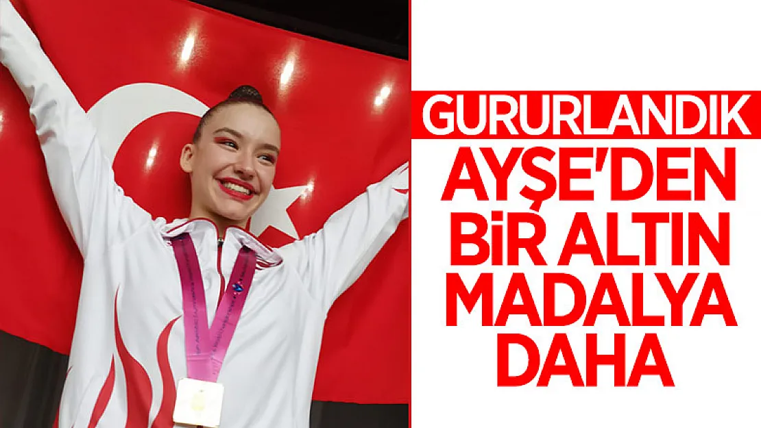 Ayşe Begüm Onbaşı'dan altın madalya