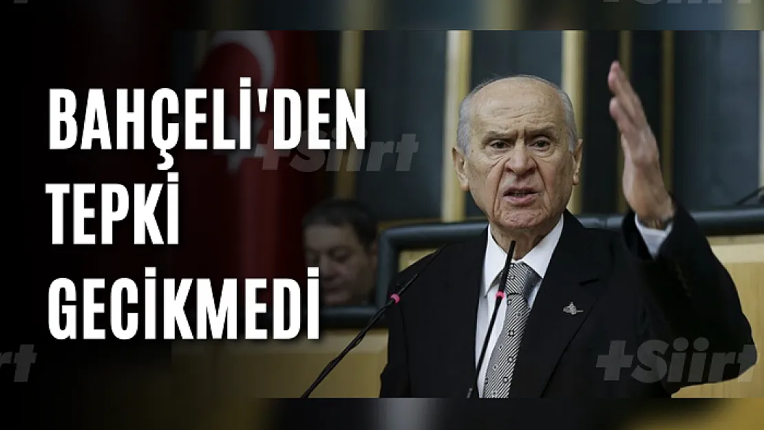 Bahçeli'den HDP Çıkışı