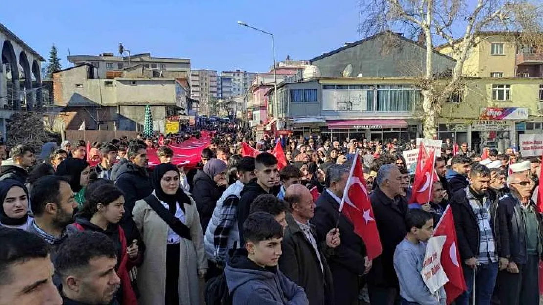 Batman'da binlerce kişi terörü lanetledi