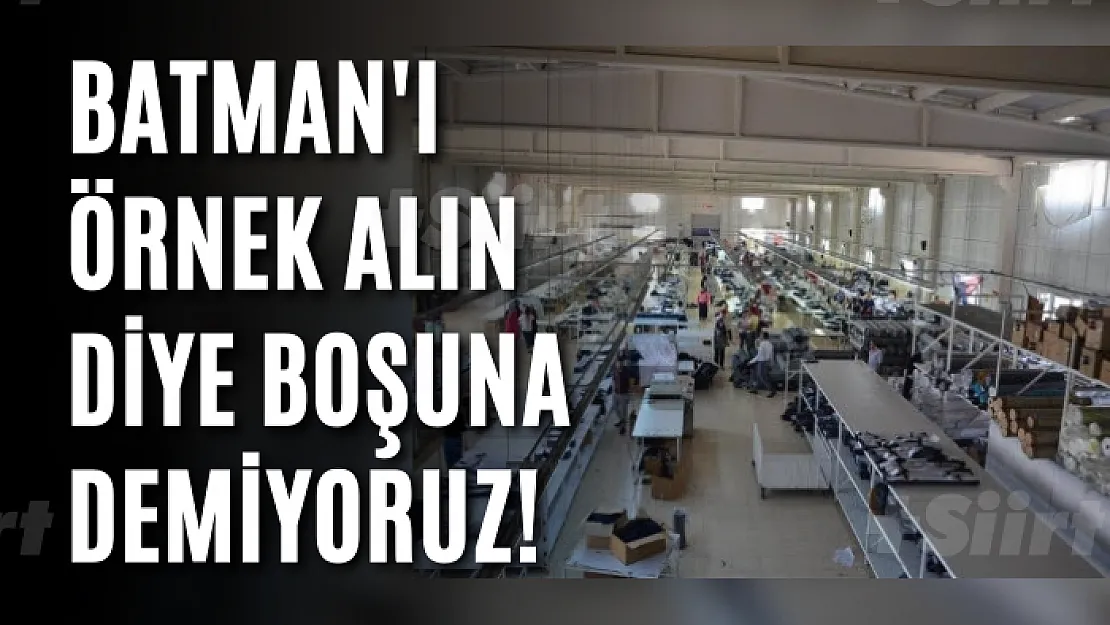 Batman'ı Örnek Alın Diye Boşuna Demiyoruz!