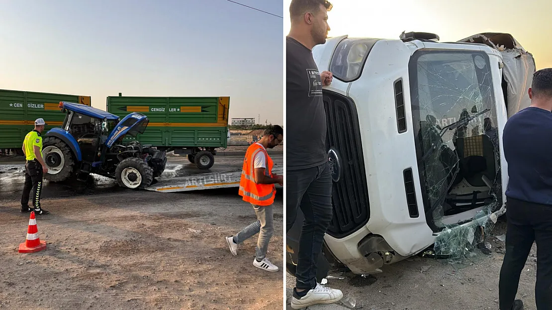 Batman-Siirt Yolunda Maddi Hasarlı Kaza: Trafik Geçici Olarak Aksadı