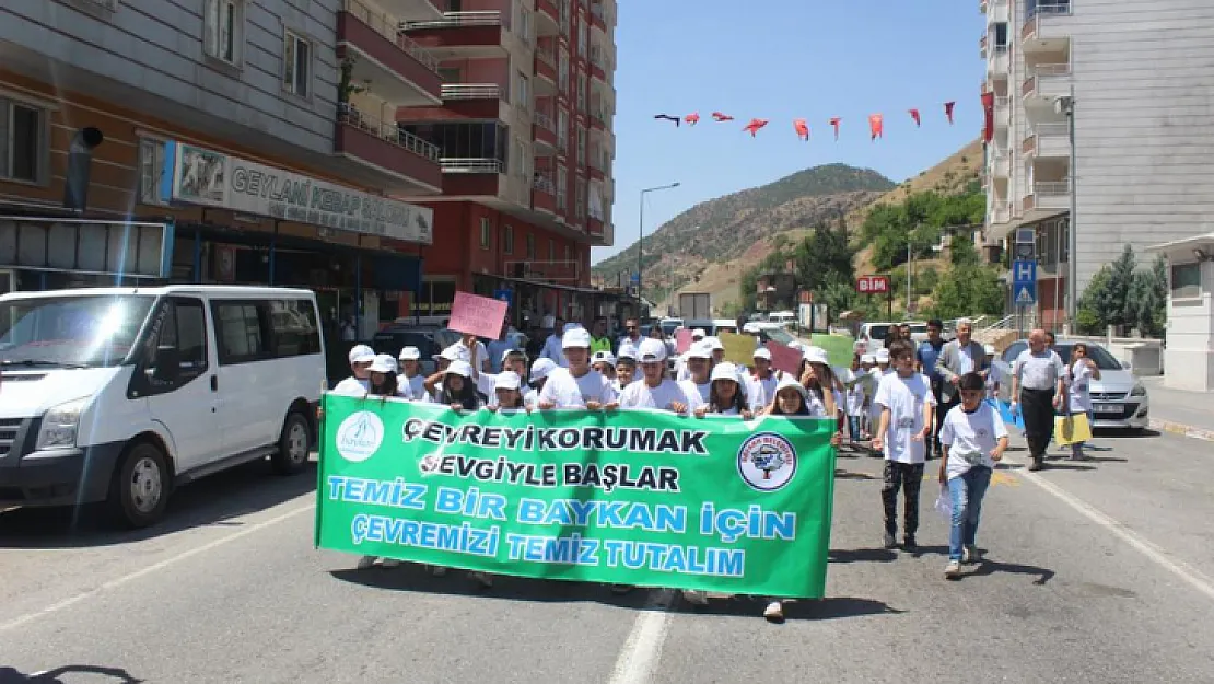 Baykanlı Çocuklar Temiz Çevre İçin Yürüdü