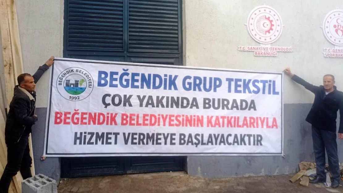 Beğendik'te 400 Kişiye İş İmkanı: Tekstil Atölyesi Açılışa Hazırlanıyor