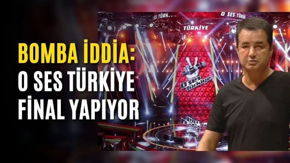 Bomba iddia: O Ses Türkiye final yapıyor