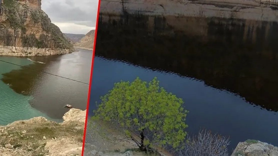 Botan Çayı'nın rengi siyaha döndü! Yetkililer harekete geçti