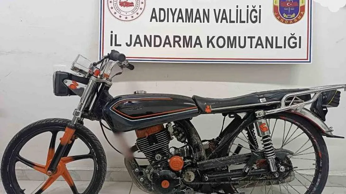 Çalıntı motosikletle kaçarken yakalandı